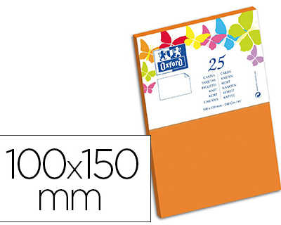 carte-oxford-valin-100x150mm-2-40g-coloris-orange-atui-25-unitas