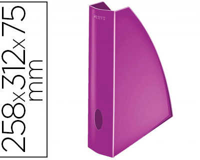 porte-revues-leitz-polystyr-ne-75x312x258mm-coloris-wow-violet-m-tallis