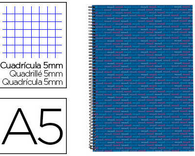 cahier-spirale-liderpapel-multilider-a5-14-8x21cm-280p-80g-m2-quadrillage-5mm-microperfor-4-trous-coil-lock-bleu