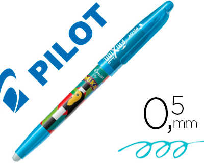 roller-pilot-frixion-ball-mika-dition-limit-e-toucan-criture-moyenne-0-5mm-encre-effa-able-grip-couleur-turquoise