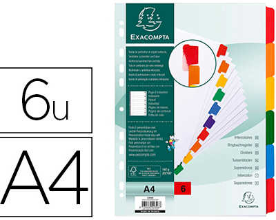 intercalaire-exacompta-carte-b-lanche-160g-6-positions-a4-onglets-couleur-renforcas