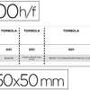 BLOC TOMBOLA PIQUA LIDERPAPEL 3 TICKETS 2 DATACHABLES 100 FEUILLES 50X150MM