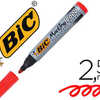 MARQUEUR BIC PERMANENT MARKING 2000 POINTE OGIVE TRACA 2.5MM CORPS PLASTIQUE ENCRE BASE ALCOOL COLORIS ROUGE