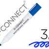 MARQUEUR Q-CONNECT TABLEAU BLA NC POINTE OGIVE TRACA 3MM CORPS PLASTIQUE ENCRE BASE ALCOOL BLEU