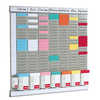 KIT OFFICE NOBO HEBDOMADAIRE 8 COLONNES 24 FENTES 700 FICHES INDICE 2 7 COLORIS 100 FICHES BLANCHES INDICE 1 48X48X1.5C