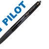 STYLO-BILLE PILOT SUPER GRIP G RÉTRACTABLE POINTE LARGE COLORIS NOIR