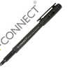 STYLO-FEUTRE Q-CONNECT OHP PEN PERMANENT POINTE FINE MULTI-SUPPORTS CD/DVD PLASTIQUE COLORIS NOIR