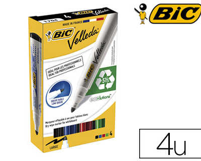 marqueur-bic-velleda-1701-effa-cable-pointe-ogive-traca-1-5mm-encre-base-alcool-inodore-corps-plastique-bo-te-4-unitas