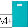 PROTEGE-CAHIER ELBA STYL'SMS P VC OPAQUE 12/100E SANS PHTALATES PORTE-ATIQUETTE ET ATIQUETTE A4+ 240X320MM TURQUOISE