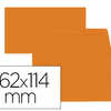 ENVELOPPE OXFORD C6 114X162MM 120G GOMMAE COLORIS ORANGE ATUI 20 UNITAS