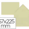 ENVELOPPE GOMMÉE LIDERPAPEL PA PIER OFFSET C5 157X225MM 80G/M2 COLORIS CRÈME POCHETTE 9U PATTE RABAT TRIANGULAIRE