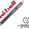 STYLO-BILLE UNIBALL JETSTREAM RT ACRITURE MOYENNE 0.5MM ENCRE GEL RATRACTABLE GRIP ANTIGLISSE AGRAFE MATAL COLORIS NOIR