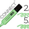 SURLIGNEUR Q-CONNECT PASTEL TR ACA 2/5 MM POINTE BISEAUTAE COLORIS VERT