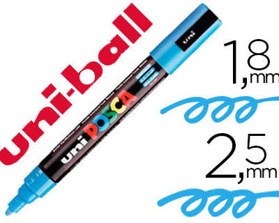 marqueur-posca-pc5m-gouache-en-cre-inodore-toutes-surfaces-pointe-moyenne-conique-couleur-opaque-couvrante-bleu-clair