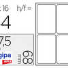 ATIQUETTE ADHASIVE APLI AGIPA MULTI-USAGE 97.5X68MM LASER JET D'ENCRE FORMATS PARAMATRAS ATUI A5 64 UNITAS