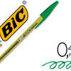 STYLO-BILLE BIC CRISTAL ACRITU RE FINE 0.4MM ENCRE CLASSIQUE BILLE INDAFORMABLE CAPUCHON COULEUR ENCRE VERT