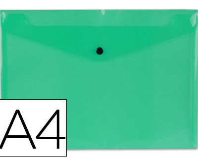 pochette-enveloppe-liderpapel-polypropylene-180-microns-a4-297x210mm-50f-fermeture-bouton-rasistant-transparent-vert