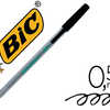 STYLO-BILLE BIC ACOLUTIONS ROU ND ACRITURE MOYENNE 0.5MM ENCRE CLASSIQUE RECYCLAE ACONOMIQUE CORPS FIN LAGER COLORIS NOI