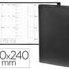 AGENDA QUO VADIS PRINCIPAL SCOLAIRE SEMAINIER 180X240MM IMPALA COLORIS NOIR ÉBÈNE