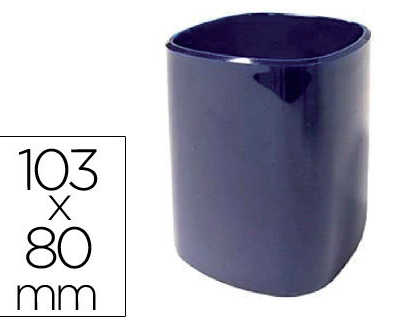 pot-crayons-plastique-rond-hauteur-103mm-diam-tre-80mm-coloris-bleu