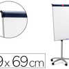 CHEVALET CONFARENCE NOBO BARRA CUDA MOBILE SURFACE MAGNATIQUE ACIER TABLEAU EFFACABLE 70X100CM 5 ROULETTES