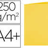 CHEMISE EXACOMPTA SUPER CARTE 240X320MM 210G COLORIS JAUNE PACK 100 UNITAS