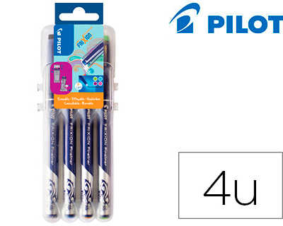 stylo-feutre-pilot-evolutive-pointe-moyenne-coloris-turquoise-vert-clair-violet-rose-set-de-4-unit-s