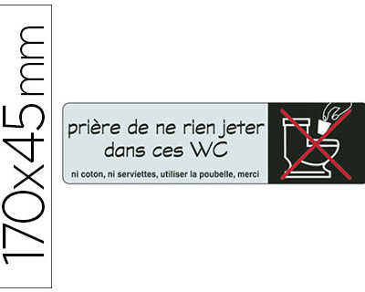 plaque-pictogramme-durasign-ne-rien-jeter-dans-les-wc-auto-adh-sive-aluminium-grav-e-prot-g-e-contre-corrosions-170x50mm