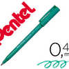 STYLO-FEUTRE PENTEL POINTE FINE PLASTIQUE 0.6MM CORPS PLASTIQUE ENCRE COULEUR VERT