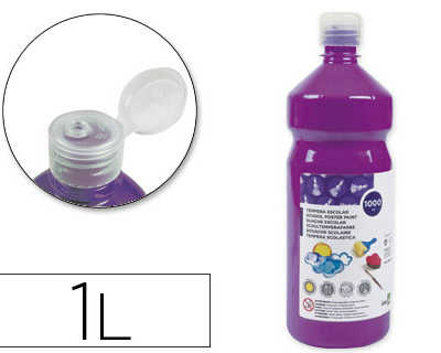 gouache-scolaire-liderpapel-li-quide-lavable-fermeture-s-curit-brillante-coloris-violet-1000ml