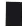 TABLEAU VERRE NAGA MAGNATIQUE 40X60CM INCLUS 2 AIMANTS 1 MARQUEUR EFFACABLE KIT FIXATION MUR COLORIS NOIR