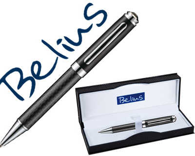 stylo-bille-belius-cosenza-cap-uchon-laqua-clip-datails-chromas-corps-noir-formes-entrelacaes-encre-bleue-pointe-1mm