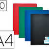 PROTEGE-DOCUMENTS ELBA MEMPHIS POLYPROPYLENE COUVERTURE SEMI-RIGIDE 30 POCHETTES 60 VUES A4 210X297MM COLORIS BLEU