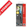 PORTE-MINE STABILO SMARTGRAPH GAUCHER NOIR/BLANC + 3 MINES HB 0,7MM