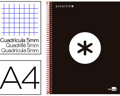 cahier-spirale-liderpapel-anta-rtik-a4-240p-100g-couverture-rembordae-quadrillage-5mm-4-trous-coil-lock-coloris-noir