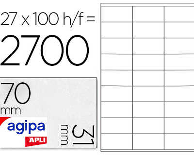 atiquette-adhasive-apli-agipa-multi-usage-70x31mm-toute-imprimante-bo-te-2700-unitas