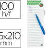 BLOC LIDERPAPEL AIMANTA PAPIER SHOPPING 75X210MM 100F 80G/M2 STYLO-BILLE INCLUS