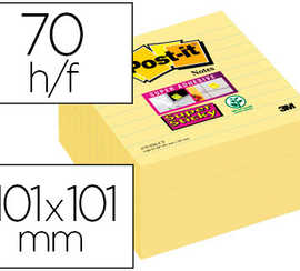 bloc-notes-post-it-super-stick-y-grand-format-101x101mm-70f-lignaes-repositionnables-adhasif-renforca-col-jaune-6-blocs