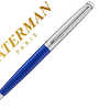 STYLO-BILLE WATERMAN HAMISPHER E DELUXE BLUE WAVE CT POINTE FINE ENCRE BLEUE