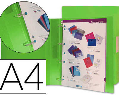 classeur-liderpapel-4-anneaux-25mm-a4-260x315mm-polypropylene-dos-40mm-porte-cartes-visite-coloris-vert