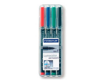 stylo-feutre-staedtler-lumocol-or-permanent-pointe-fine-0-6mm-multi-supports-sachage-immadiat-rasistant-eau-pochette-4u