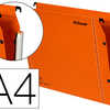 DOSSIER SUSPENDU ESSELTE DUAL KRAFT LMG 240G ARMOIRE ENTRAXE 330MM H275MM FOND V COLORIS ORANGE BOÎTE 25 UNITAS