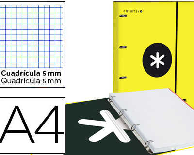 classeur-liderpapel-antartik-4-anneaux-ronds-40mm-a4-carton-remborda-feuillets-mobiles-q5x5-coloris-jaune