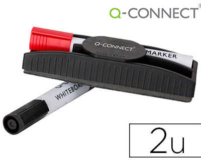 brosse-q-connect-magn-tique-avec-marqueur-rouge-et-noir-pour-tableau-blanc