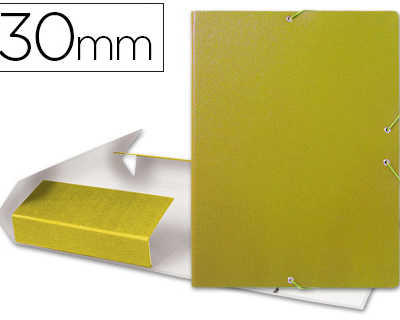 bo-te-classement-liderpapel-carton-gaufr-1-1mm-id-al-projets-245x345mm-documents-a4-dos-30mm-coloris-jaune