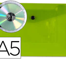 pochette-enveloppe-liderpapel-polypropylene-180-microns-a5-210x148mm-50f-fermeture-bouton-rasistant-transparent-vert