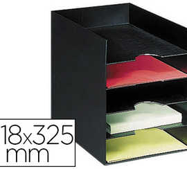 module-classement-paperflow-5-cases-polystyrene-hauteur-case-56mm-318x258x325mm-coloris-noir