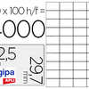 ATIQUETTE ADHASIVE APLI AGIPA MULTI-USAGE 52.5X29.7MM TOUTE IMPRIMANTE BOÎTE 4000 UNITAS