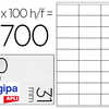 ATIQUETTE ADHASIVE APLI AGIPA MULTI-USAGE 70X31MM TOUTE IMPRIMANTE BOÎTE 2700 UNITAS