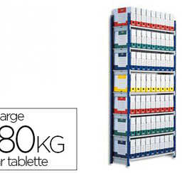 atagere-paperflow-rang-aco-ala-ments-dapart-acier-rasistant-charge-180kg-tablette-5-tablettes-200x100x35cm